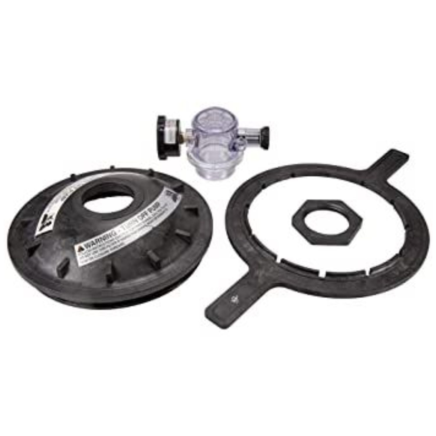 Pentair kit closure 8.5' butt thrd black - 154856