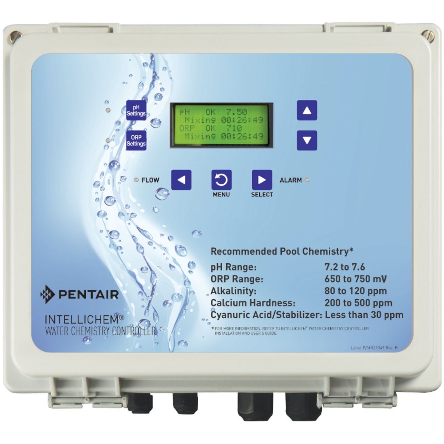 Pentair intellichem cntlr w/ acid tank - 522621