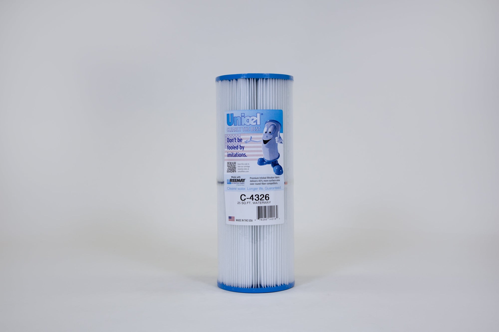 Unicel waterway repl.Cart 25 sq.Ft - c-4326