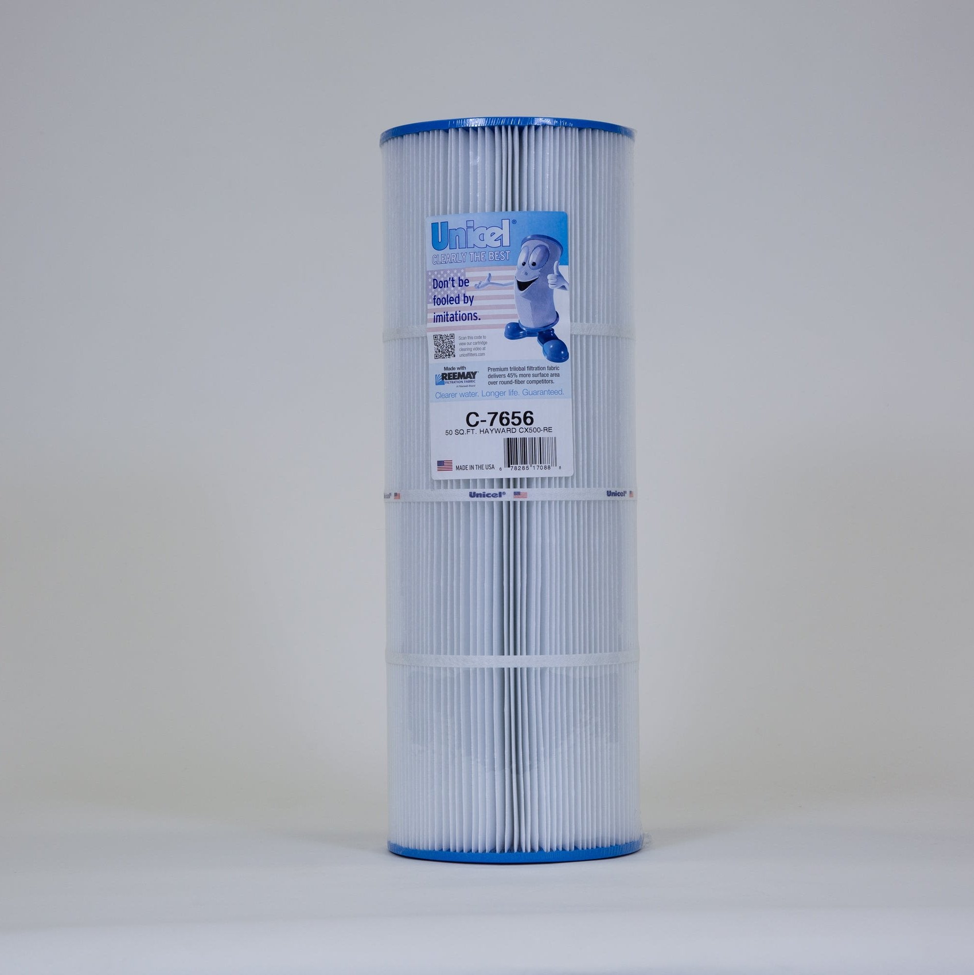 Unicel C-7656 50 Square Foot Media Replacement Pool Hot Tub Spa Filter Cartridge with 108 Pleats