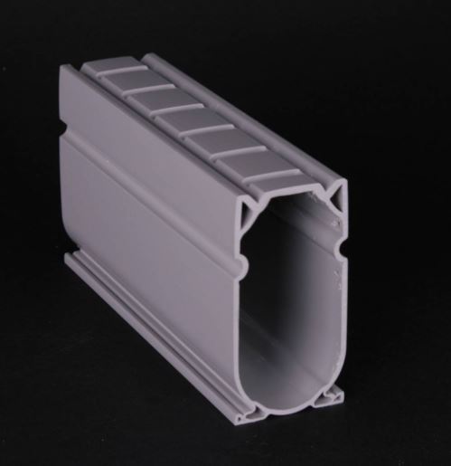 Deck drain- gray (w/ coupler per piece) - cd3g