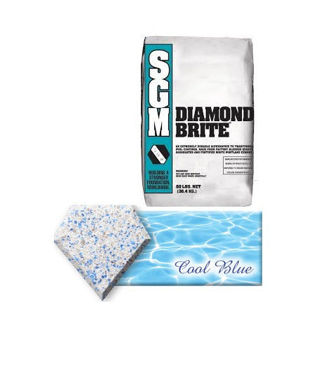Sgm diamond brite cool blue  80lb bag - cool blue
