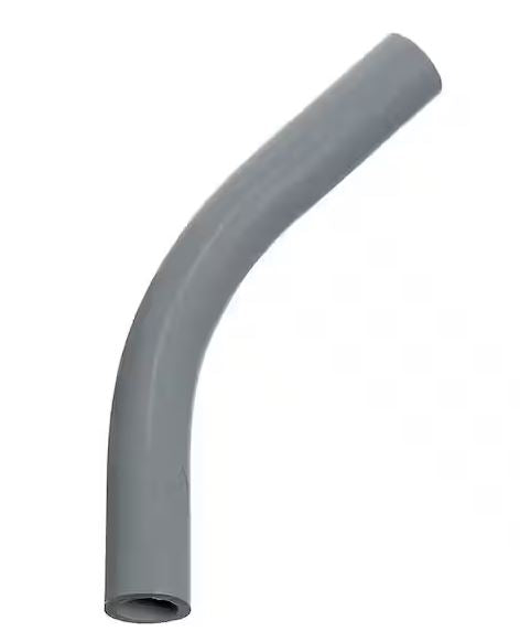 Electrical 45 sweep 1 in - electrical 45 1inch