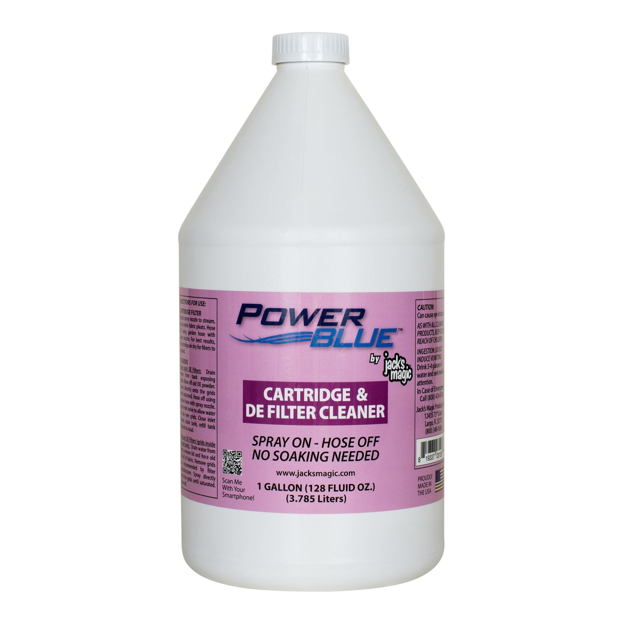 P.B cartridge & d.E. Filter cleaner 1 gl - jmpbcartridge128