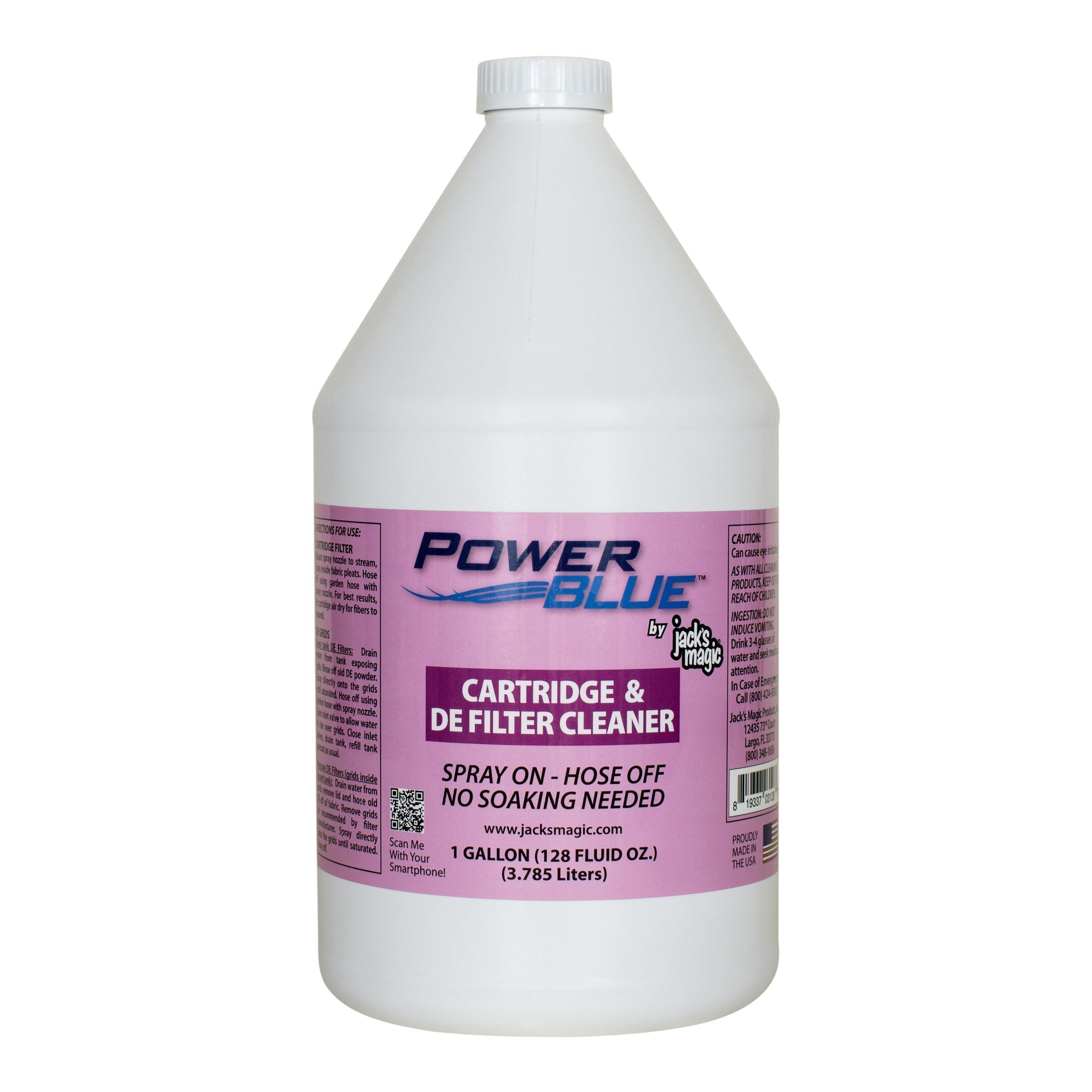 P.B cartridge & d.E. Filter cleaner 1 gl - jmpbcartridge128