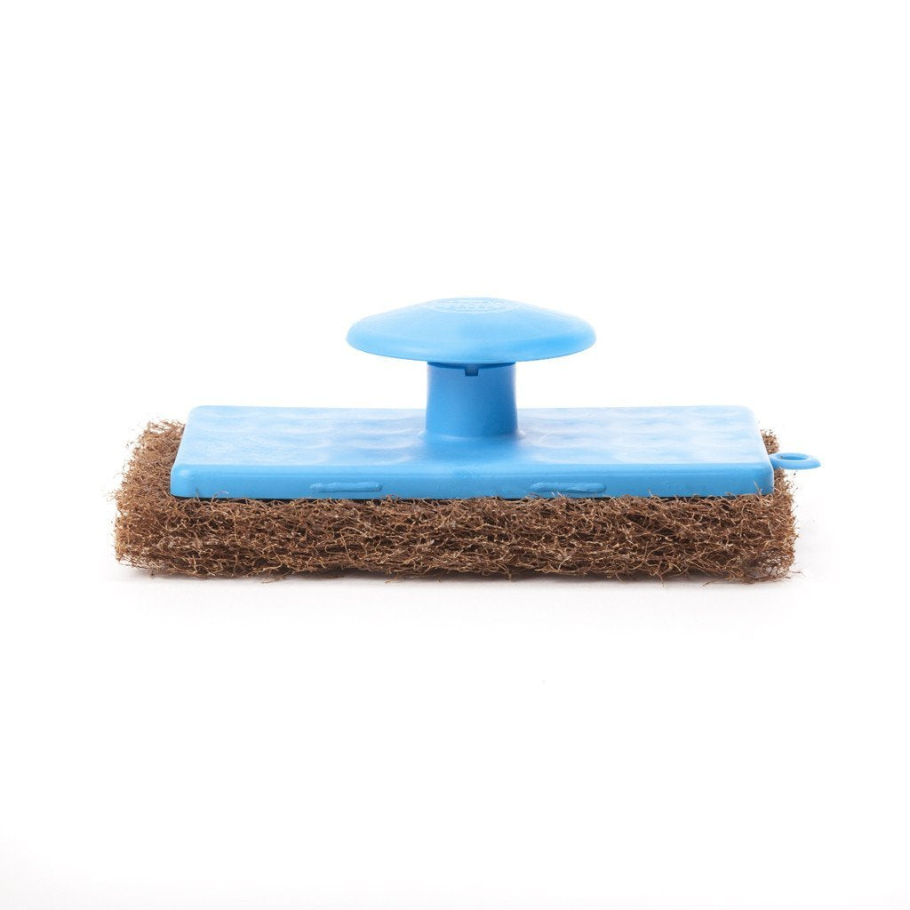 Scrub pad with knob - medium (red) - prod074