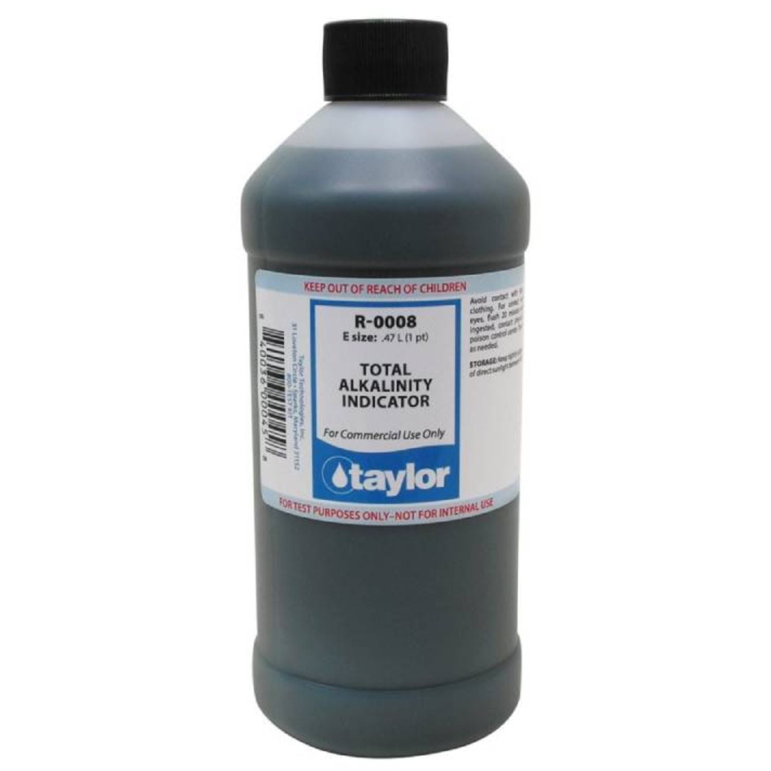 Total Alkalinity Indicator, 16 oz - R-0008-E