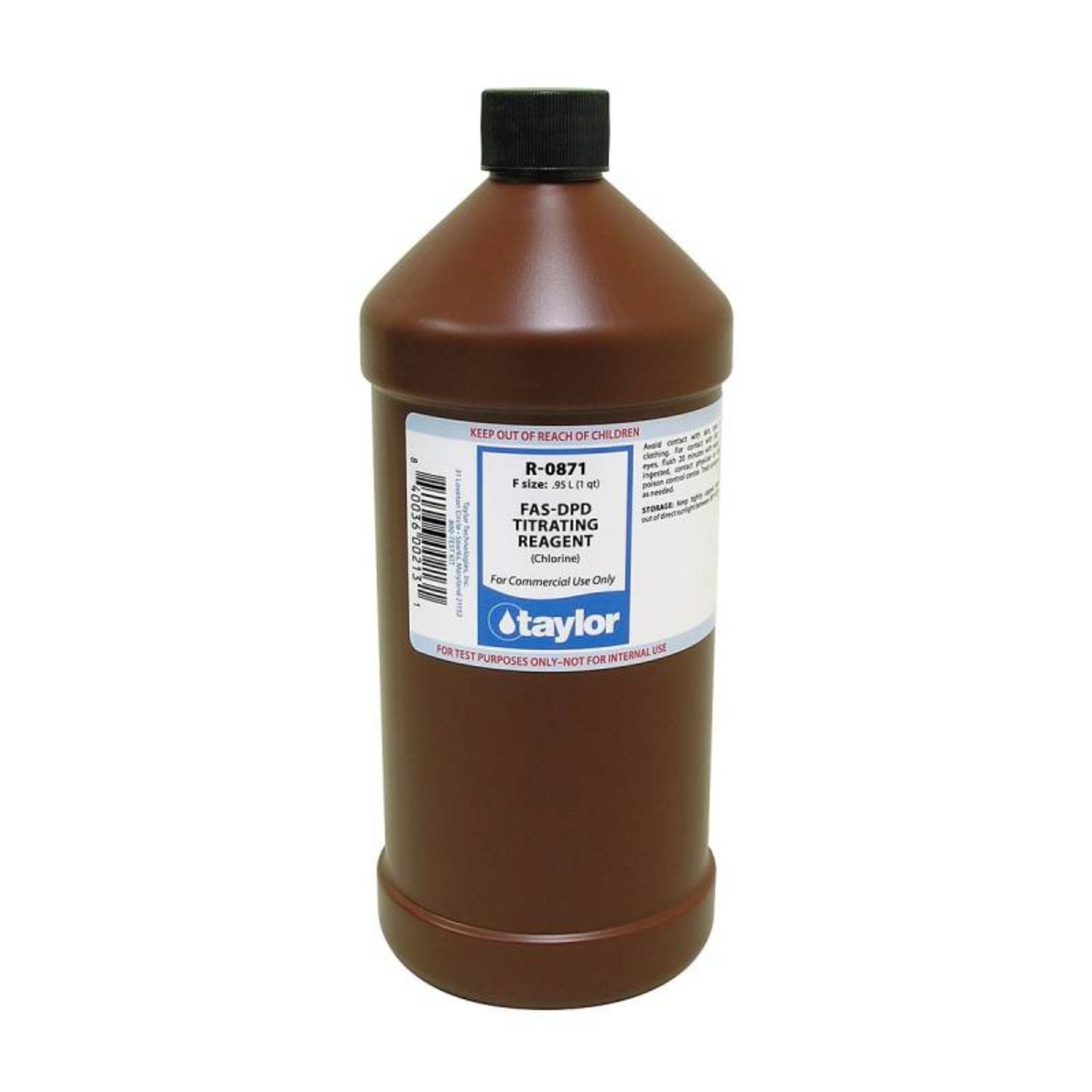 Titrating reagent for chlorine 32 oz - r-0871-f