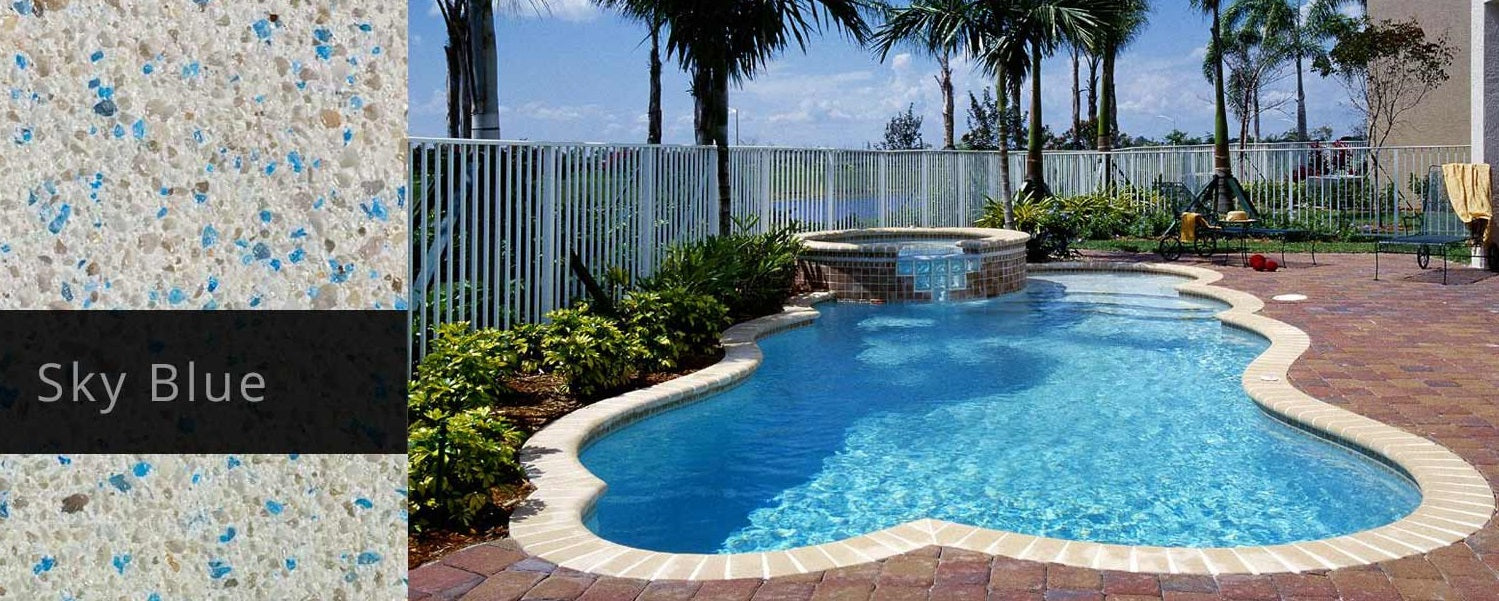 Florida stucco sky  blue 80 lb bag - sky blue