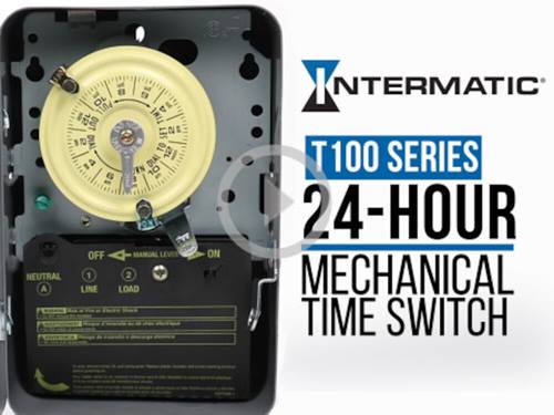 Intermatic mechanism only 208-277v - T104M