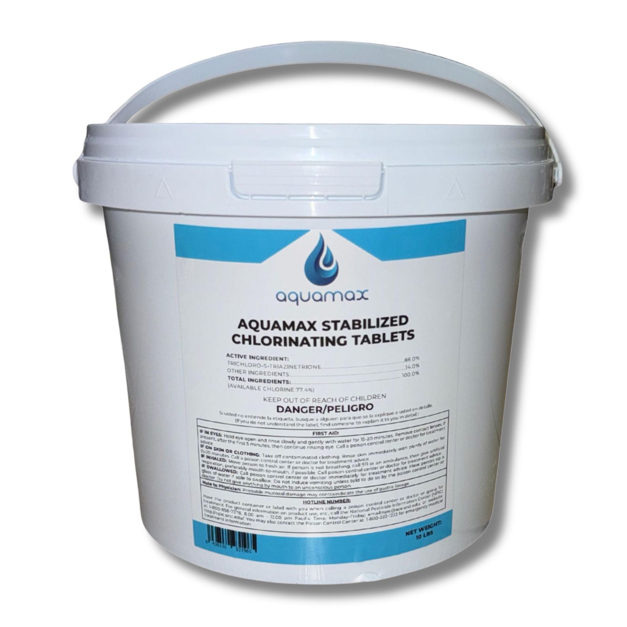 Aquamax chlorinating tablets 10 lb - TABS10
