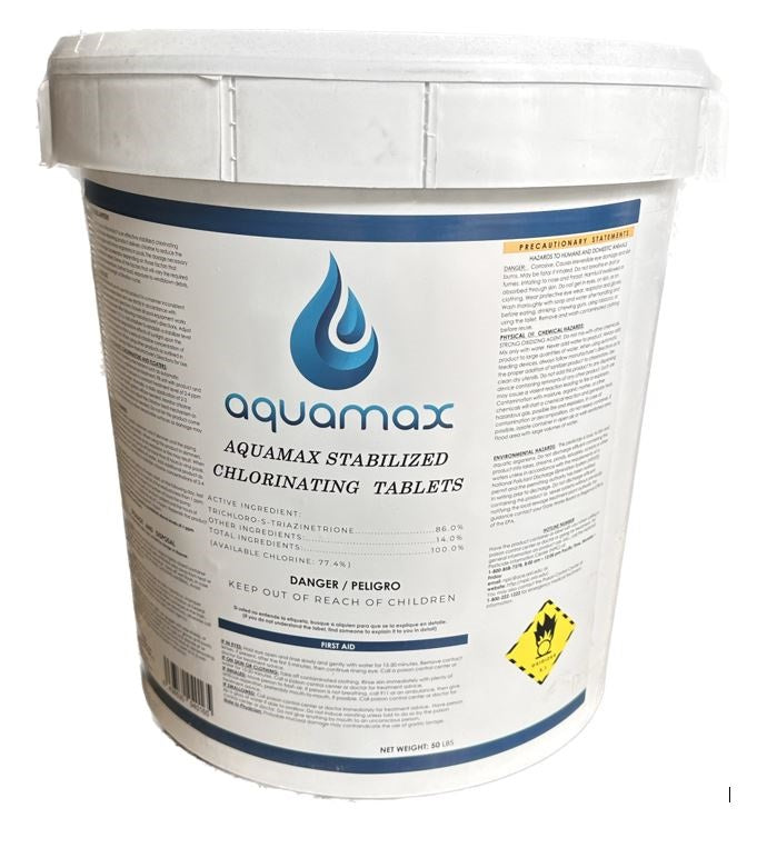 Aquamax Chlorinating Tablets 3" 50 Lb - TABS50
