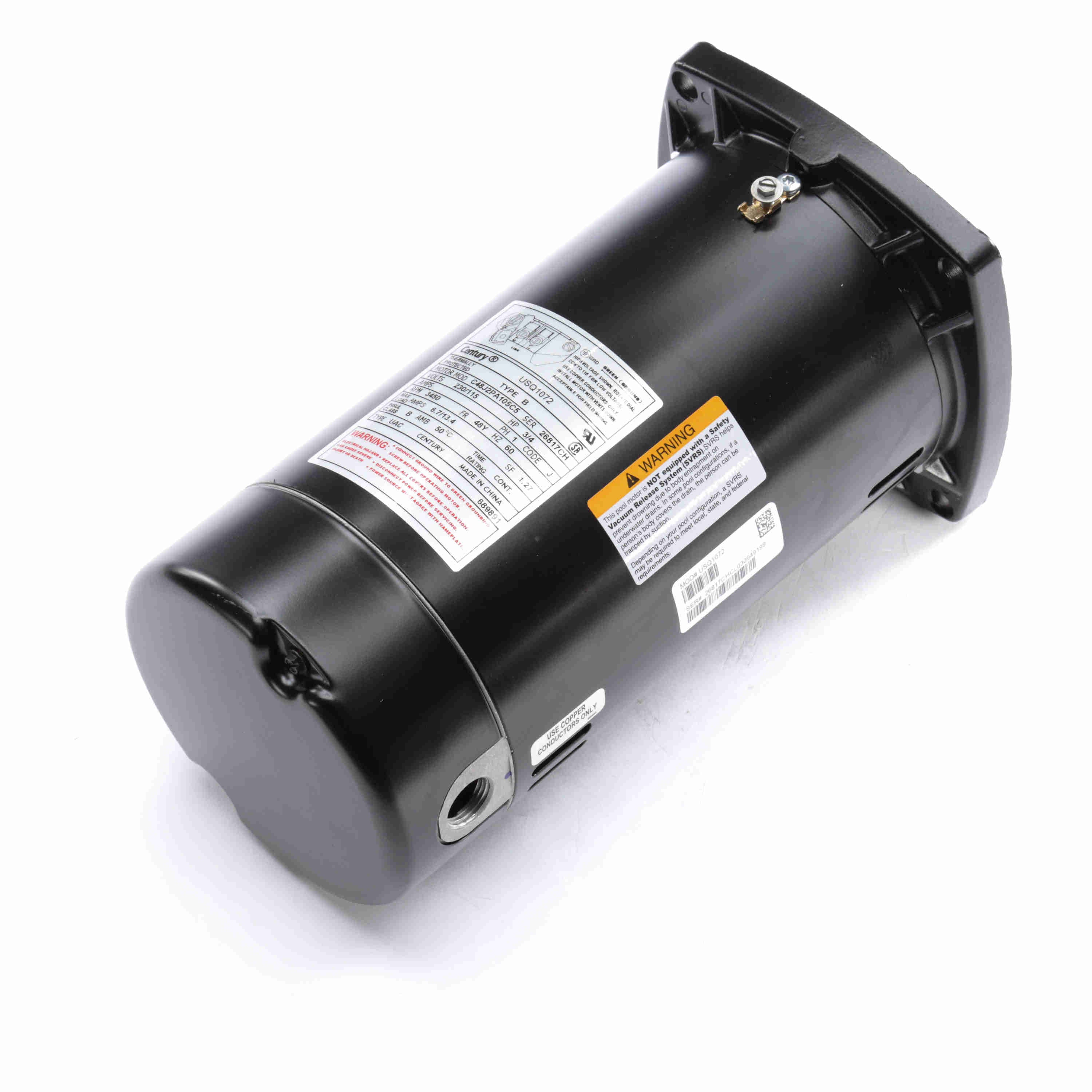 Century square flange motor 3/4 hp - USQ1072